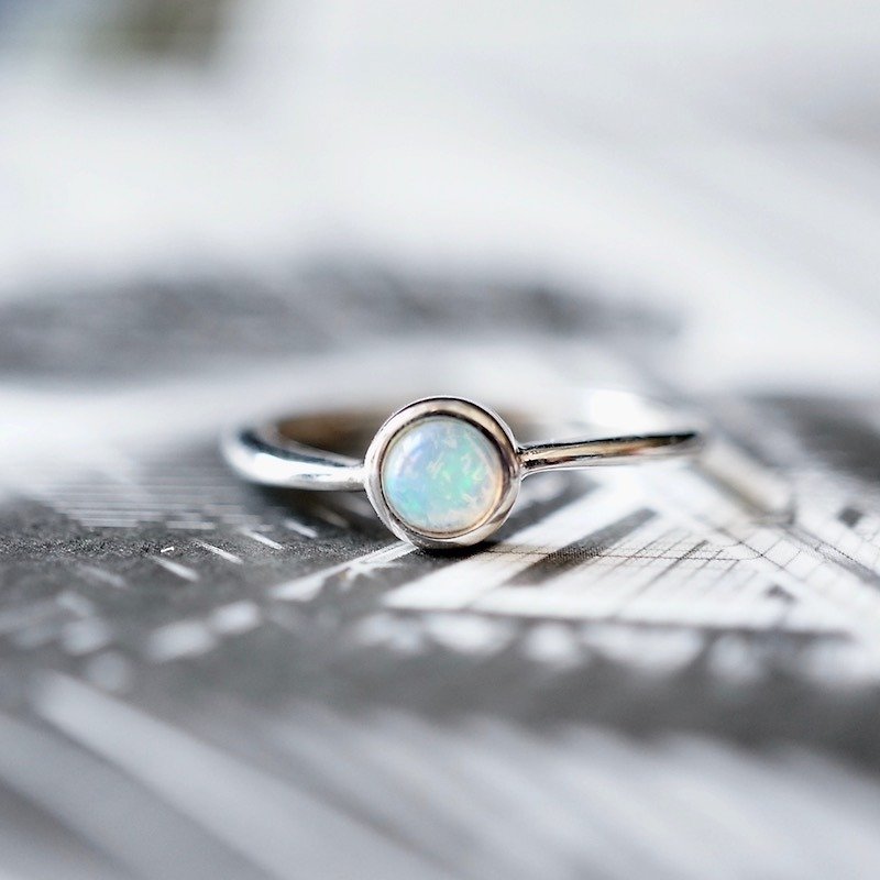 ITS-R102 [925 Silver, Gemstone ring, Opal, opal, opal] 925 Silver ring. - General Rings - Gemstone 