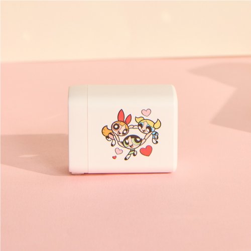 TOXOXO 飛天小女警愛心旋轉GaN 40W Type-C雙孔充電頭