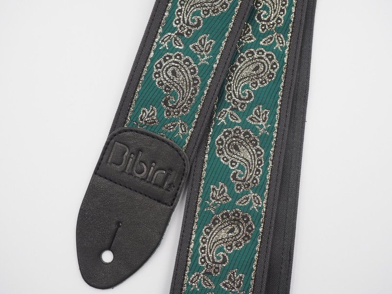 Canvas guitar strap  Kurashiki canvas & Tochigi leather - อื่นๆ - ผ้าฝ้าย/ผ้าลินิน สีกากี