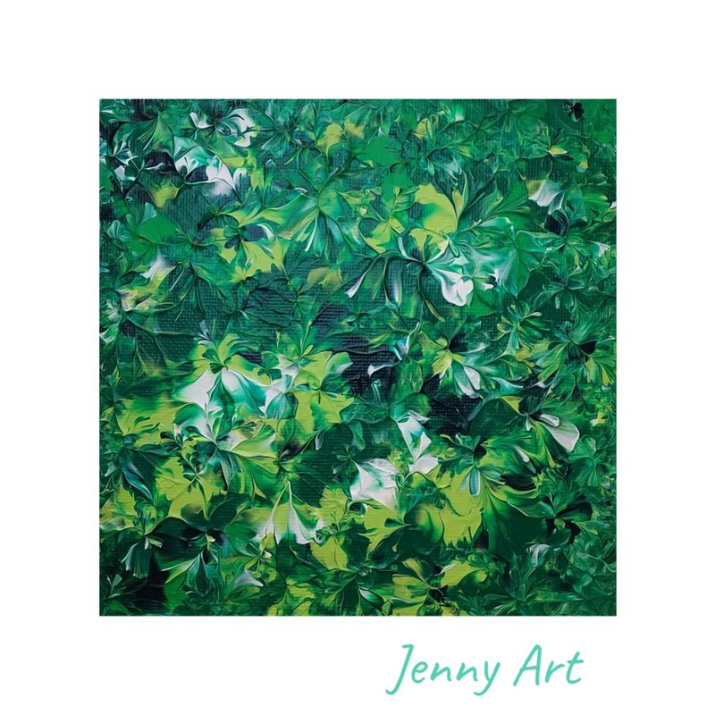 綠境 系列 無框畫 抽象畫 畫作 掛畫 居家擺設 居家生活 - 海報/掛畫/掛布 - 其他材質 綠色