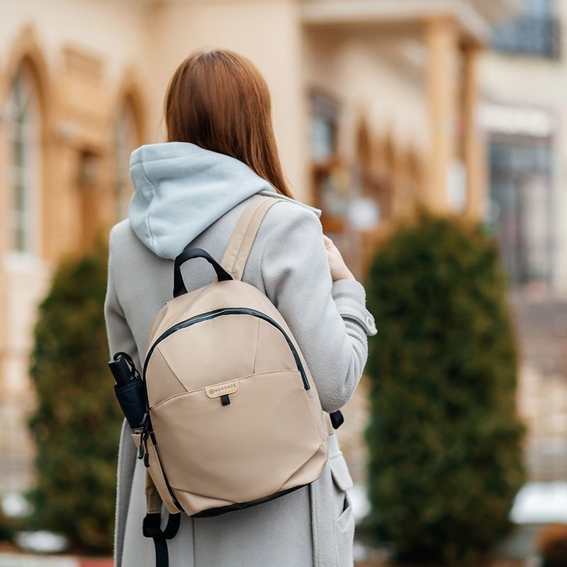 Aerial Infinity Mini Backpack Available in Two Colors - Kachi Color | Comfortable, Compact and Waterproof - กระเป๋าเป้สะพายหลัง - เส้นใยสังเคราะห์ 