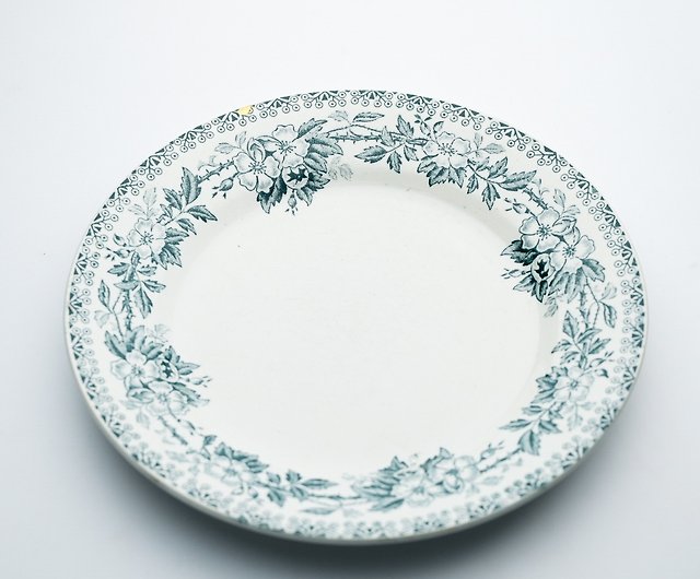 金継ぎフランスアンティーク皿1 | Chimahaga - ショップ Chimahaga 皿