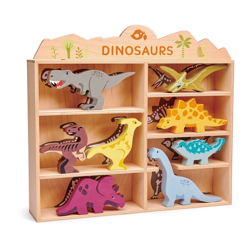 Dinosaurs - ของเล่นเด็ก - ไม้ 