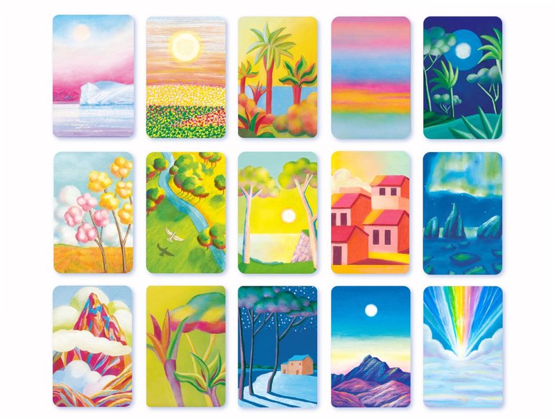 【親愛的宇宙】作者易安妮 | 52 牌卡 | 手繪插畫卡片 | Oracle卡 - 刊物/書籍 - 紙 多色