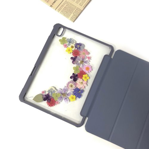 FeimeiPresents 彩色花月亮手工押花iPad外殼 iPad Air 11寸13寸iPad Pro11寸13寸