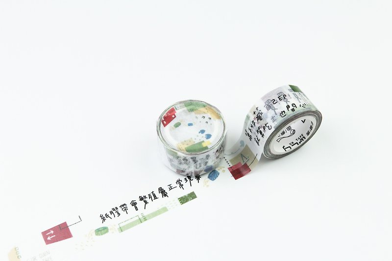 [Sealing fee] Paper tape creative sealing stickers The voice of glue control / by my own printing partner - Washi Tape - Paper White