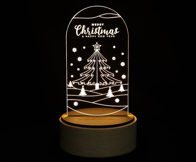 カスタマイズギフトクリスマスギフトクリスマスツリーライト手作りledログナイトライトイヤリングホルダー ショップ Enjoy The Little Thingsssss 照明 ランプ Pinkoi