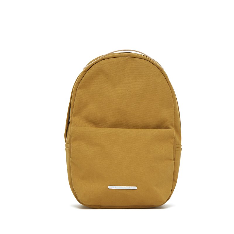 Roaming Series-13吋Simple Egg Shape Backpack - Land Camel - RBP223CA - กระเป๋าเป้สะพายหลัง - ผ้าฝ้าย/ผ้าลินิน สีกากี