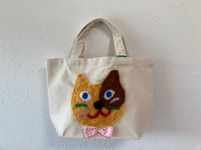 猫のバッグ - 手提包/手提袋 - 羊毛 