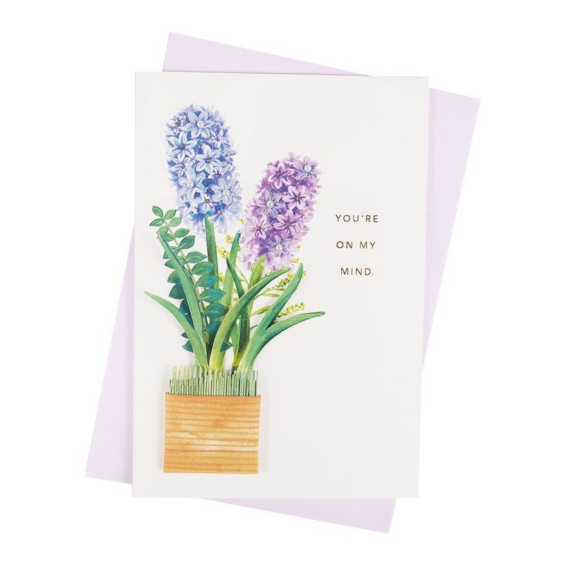 我心常伴你左右【Hallmark-Signature經典手工卡系列 關懷掛念】 - 卡片/明信片 - 紙 白色