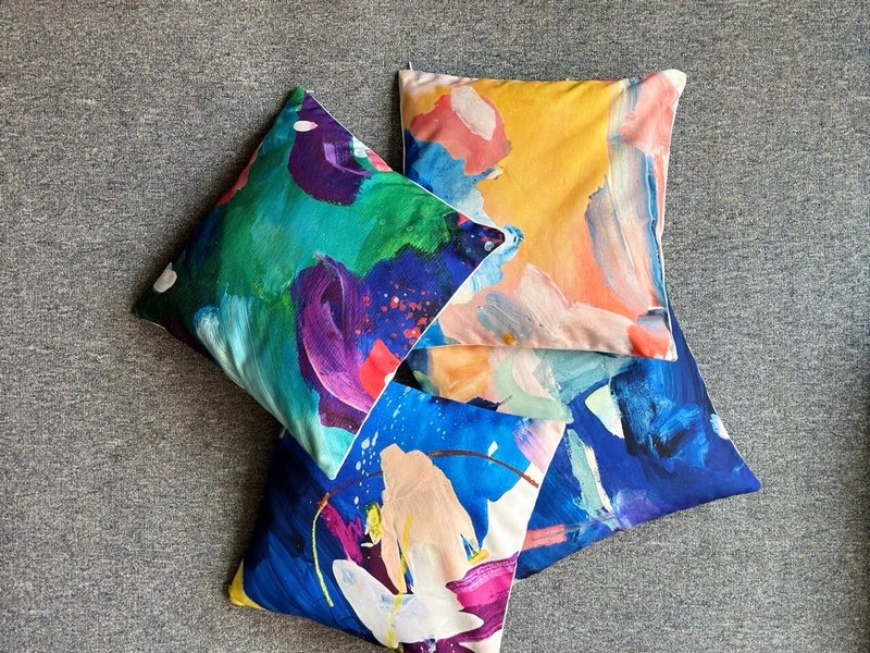 Abstract Cushion Covers - หมอน - ผ้าฝ้าย/ผ้าลินิน หลากหลายสี