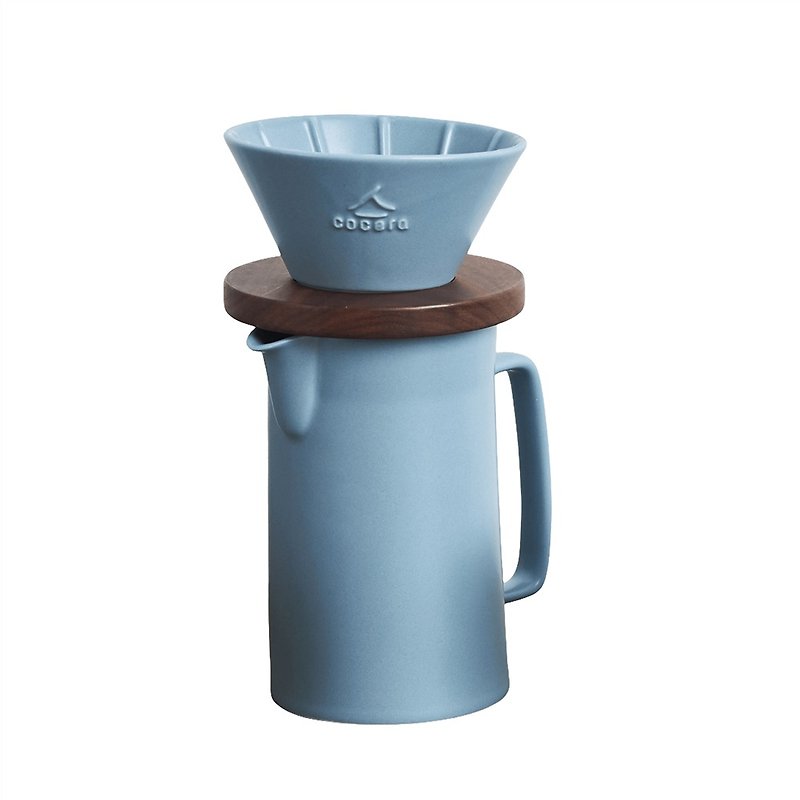 Coffee Matters-Intuit 直感的なハンドルレスフィルターコーヒーメーカーギフトボックス - コーヒードリッパー - その他の素材 ブルー