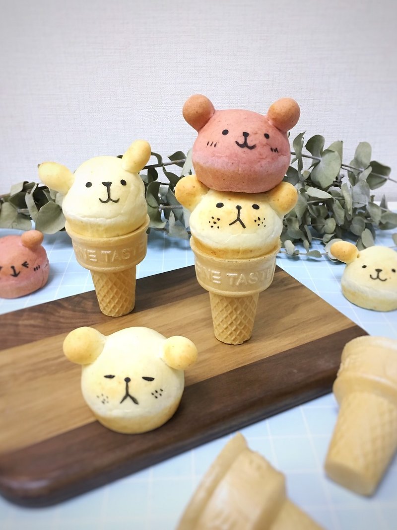 Handmade baking X cute animal potato puree ice cream - Cuisine - Other Materials 