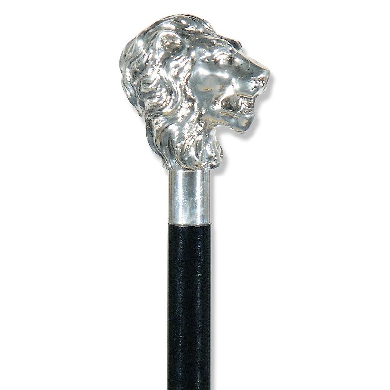 Modeling scepter. 925 sterling silver lion - Other - Wood 
