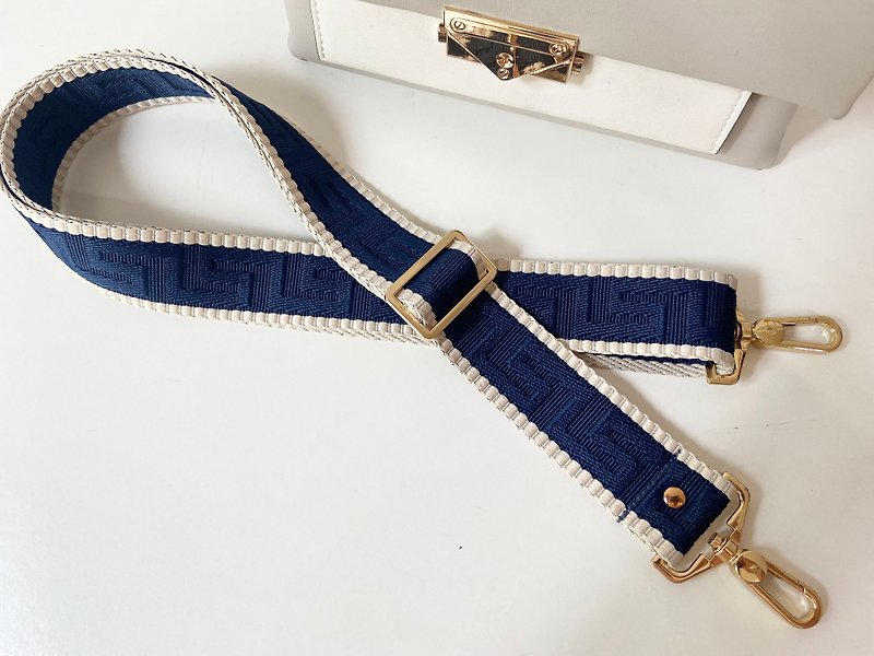 1.5 inch  Canvas Webbing strap ,Replacement Bag Strap. Adjustable straps - Handbags & Totes - Polyester Blue