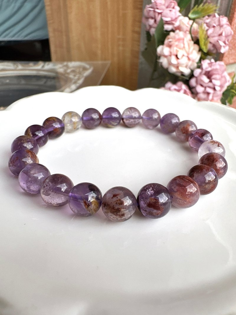 Xinchen-Purple Ghost 9mm Bracelet - Bracelets - Crystal Purple