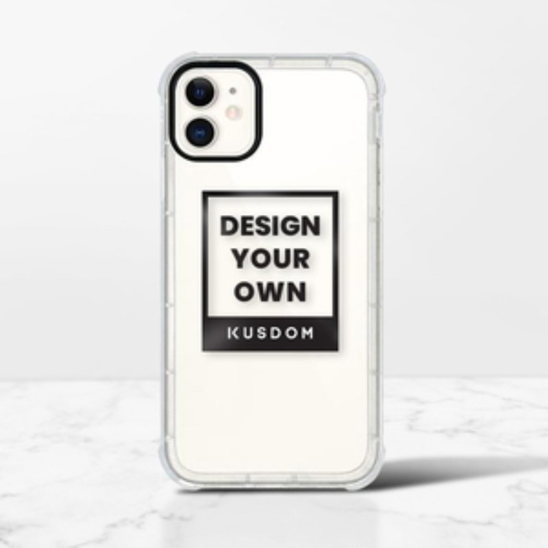 【客製化禮物】iPhone系列 黑框鏡頭透明防撞殼│保護殼/手機 - 手機殼/手機套 - 其他材質 透明