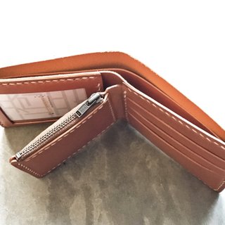 Additional purchases-short clip material bag banknotes separated well sewn leather material bag wallet Italy