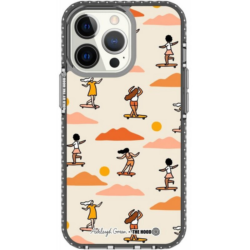 Longboard Dancers iPhone 16 Galaxy s24 Case 10Ft Drop Protection Case - เคส/ซองมือถือ - พลาสติก หลากหลายสี