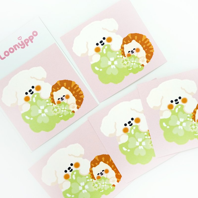 Clover big removable sticker - 貼紙 - 紙 多色