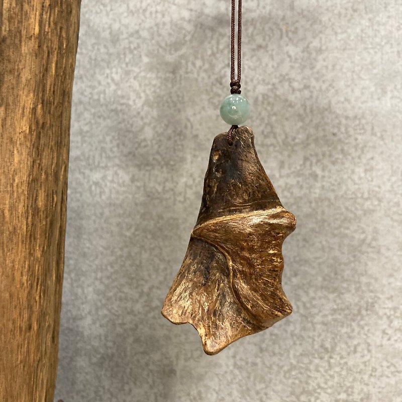 Agarwood Pendant Dala Dry Agarwood Natural Can Be Customized - Necklaces - Wood 