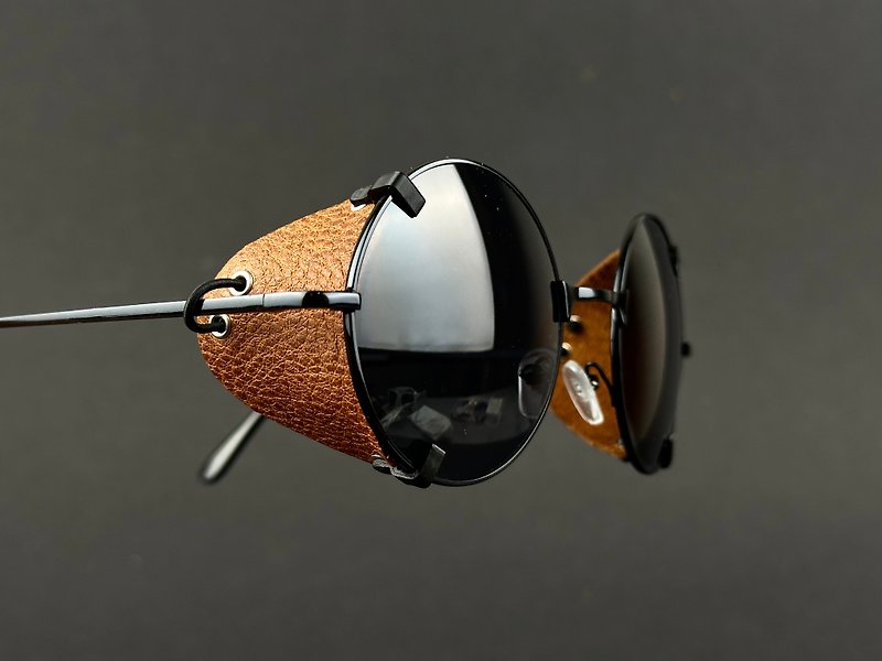 UNIVERSAL side shields for eyeglasses, Removable side shields for sunglasses - Other - Genuine Leather Transparent