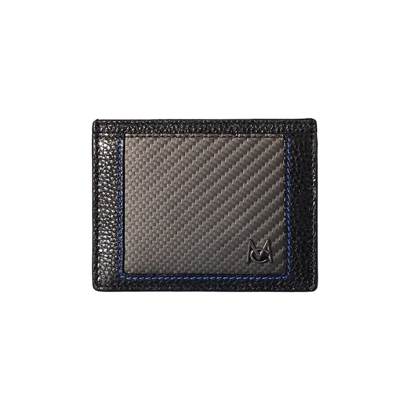 Harmony carbon fiber card holder - กระเป๋าสตางค์ - คาร์บอนไฟเบอร์ สีดำ