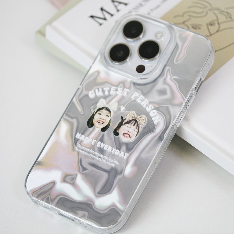 Customized satin corrugated phone case - เคส/ซองมือถือ - พลาสติก 