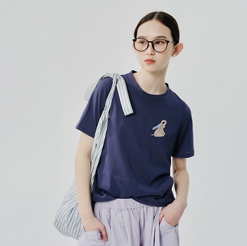 imakokoni 噴水大象紫藍色上衣 / T恤 T-shirt