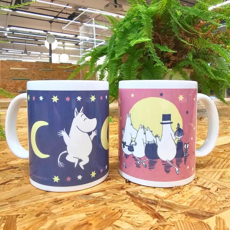 MOOMIN授權 | 馬克杯 (月之舞/流星雨) - 咖啡杯/馬克杯 - 陶 多色