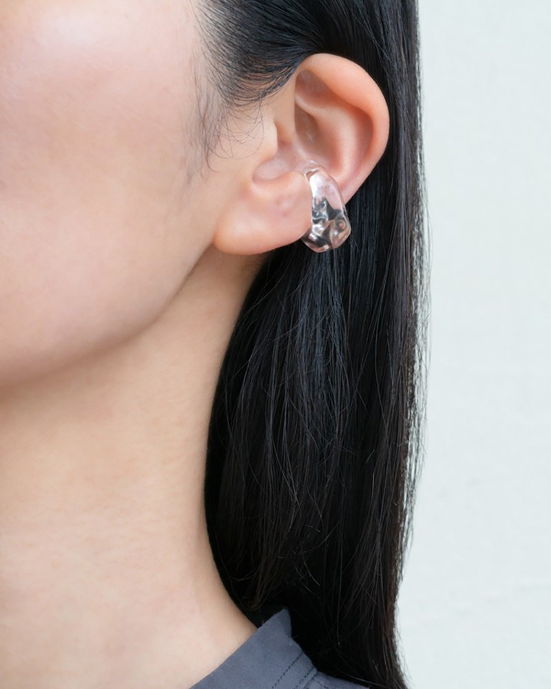 HARIO LWF Ear Cuff - Reflection (HAA-RF-EC) - ต่างหู - กระจกลาย สีใส