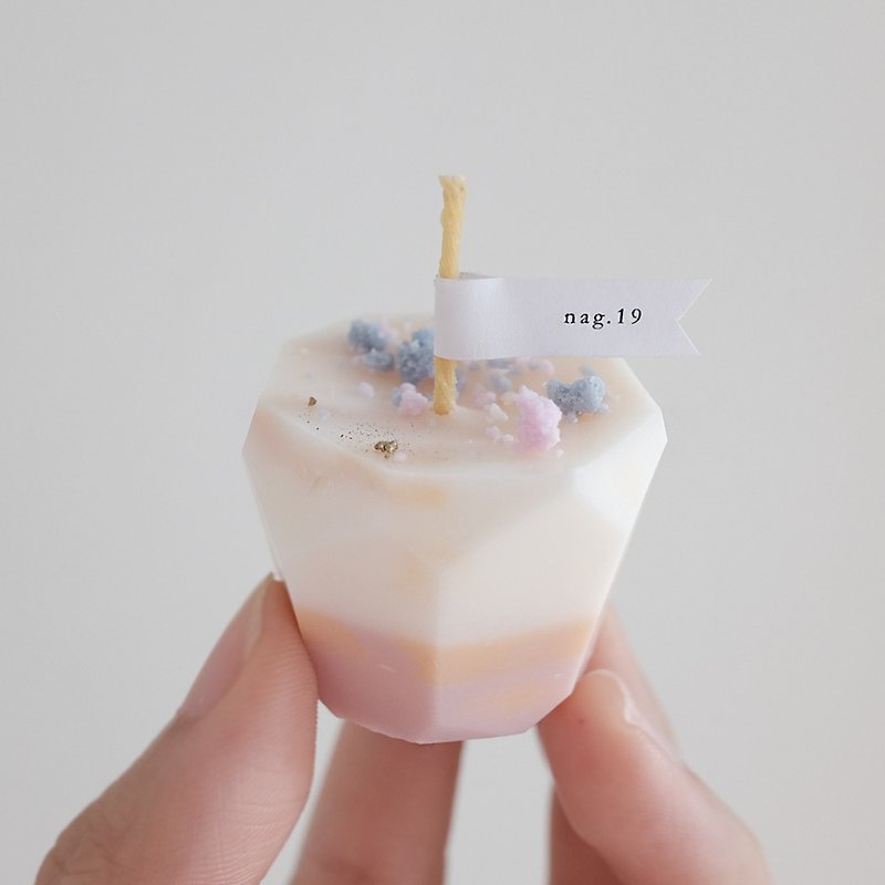 Cubes | soy wax candle handmade soy candle #s - เทียน/เชิงเทียน - ขี้ผึ้ง สึชมพู