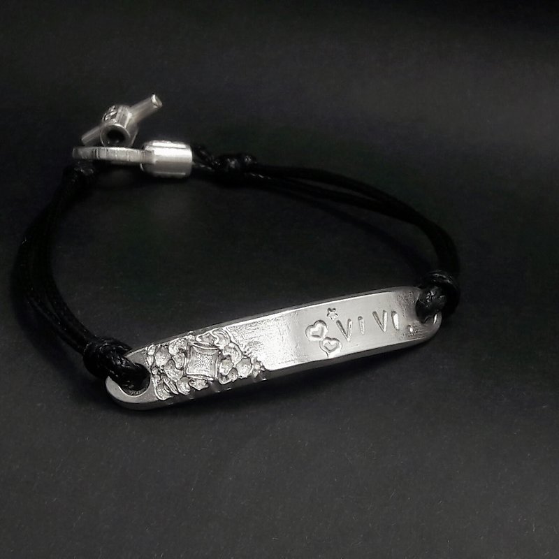 Section G2: Personalized trinkets and 925 pure silver bracelets with customized - Bracelets - Sterling Silver Silver