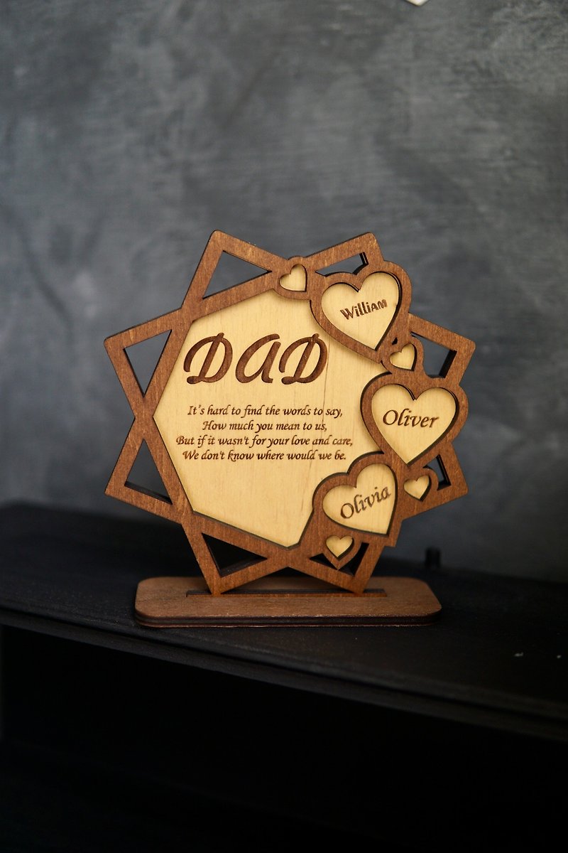 Mother's Day Personalized Love Message to Mom , Mom Wooden And Acrylic Plaque, - 其他家具 - 壓克力 