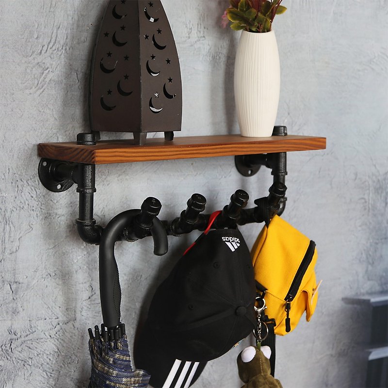 New product water pipe industrial wind entrance rack, coat hook storage decoration rack - Lighting - Other Metals 