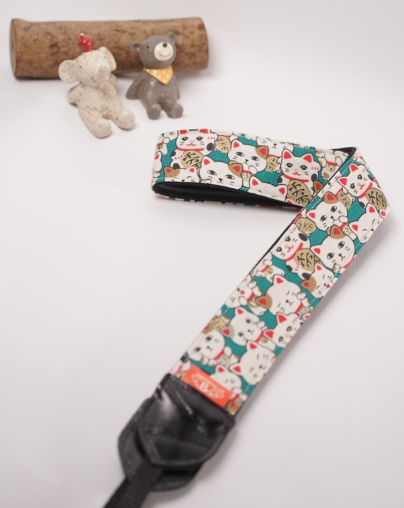 Lucky cat and cat decompression strap camera strap Ukulele Camera Strap - Cameras - Cotton & Hemp 