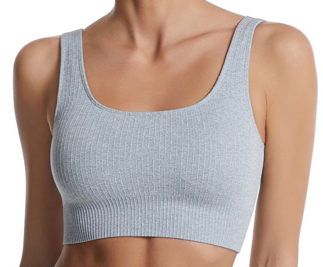 Grey cheap sports bra