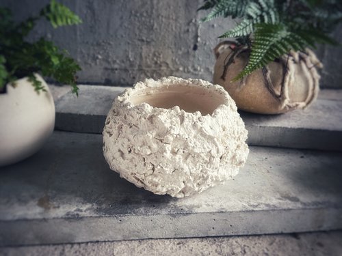 花器　信楽焼 　恐竜のたまご 花器 信楽焼 恐竜のたまご