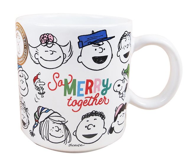 Hallmark Peanuts Gang Christmas Mug