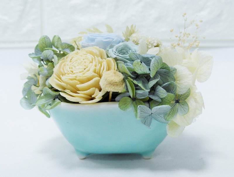 情人節禮物花束 結婚捧花畢業謝師禮物生日畢業禮物|DIY材料包七 - 花藝/盆栽/植栽 - 植物．花 藍色