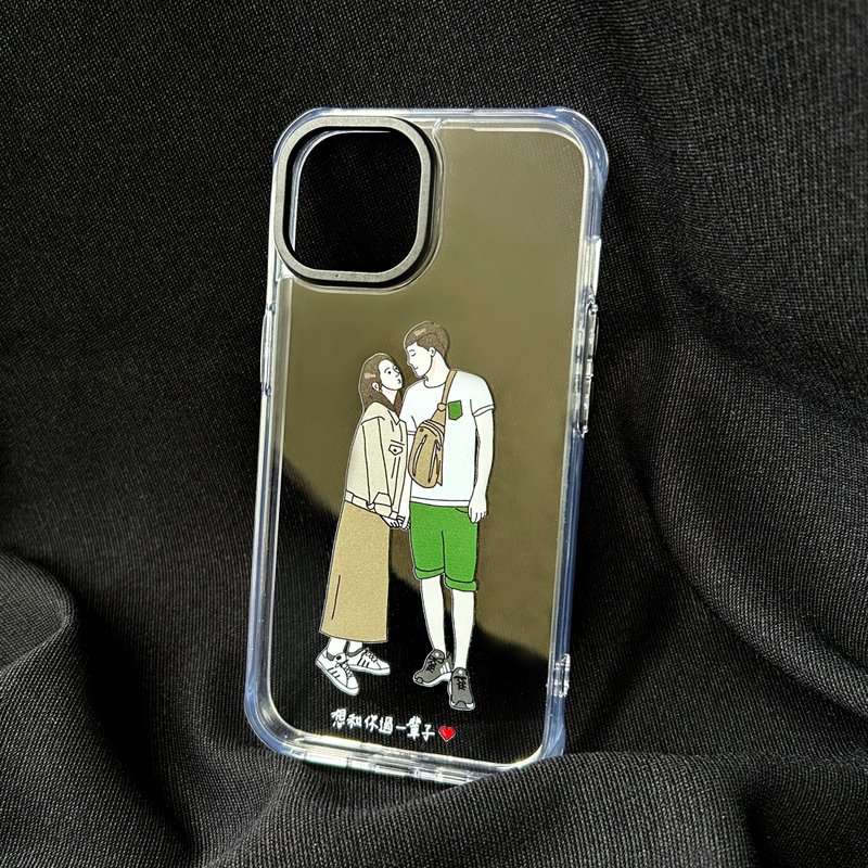 [Customized] Similar color painting/mobile phone case/military standard anti-fall - Phone Cases - Other Materials Transparent