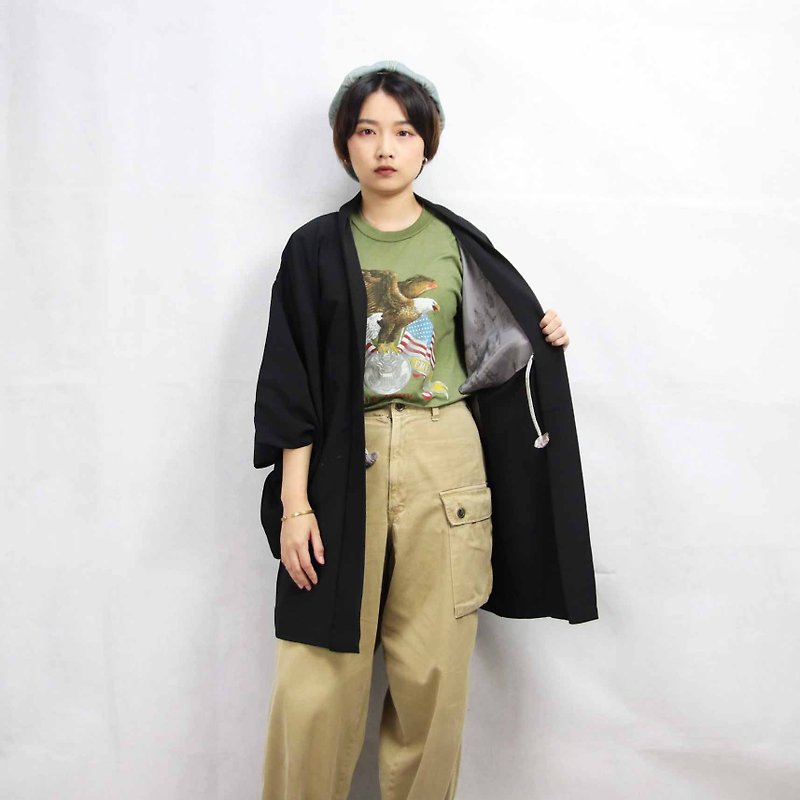 Tsubasa.Y Ancient House 013 Showa City Collection Yuki, blouse jacket kimono and Japanese style - เสื้อแจ็คเก็ต - ผ้าไหม 