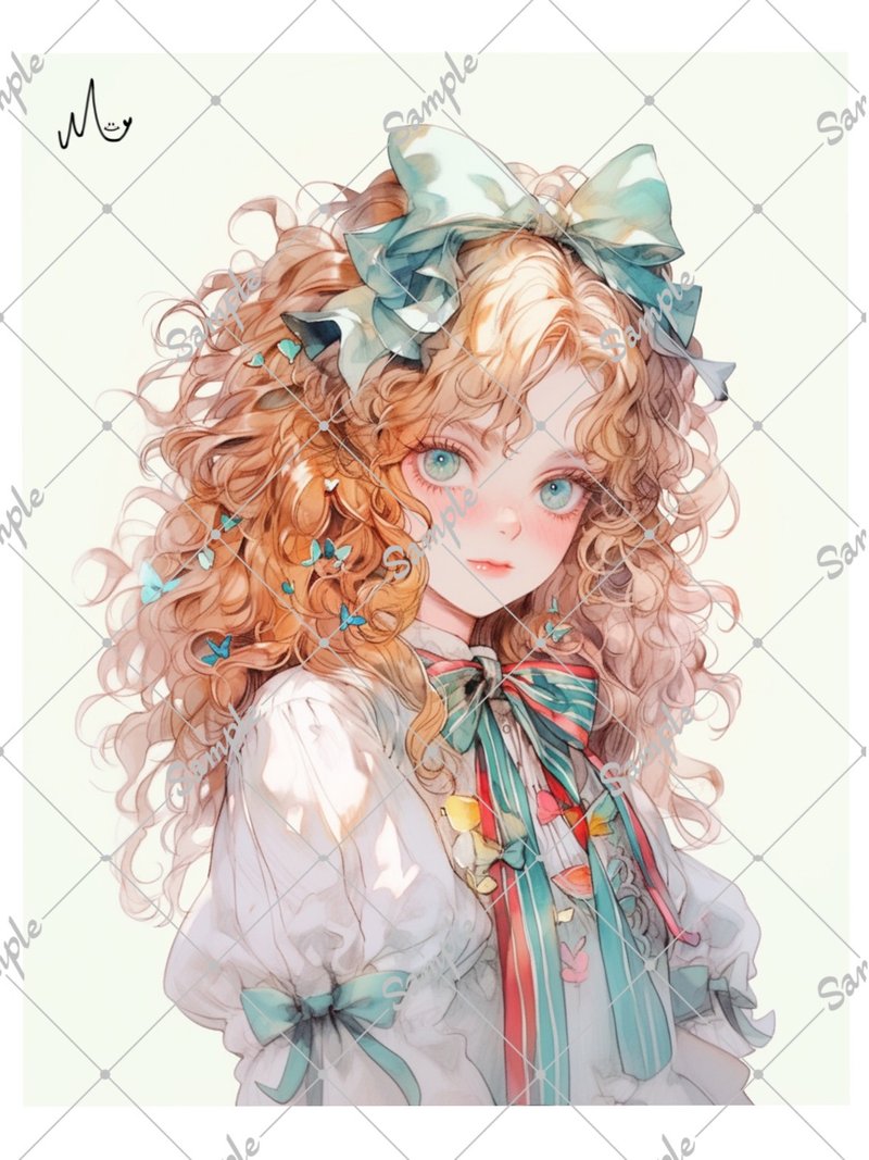 オリジナル人物ステッカー - 貼紙 - 紙 
