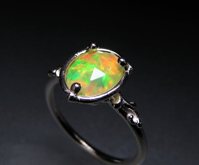 エチオピア オパール リング / Ethiopian Opal Ring 5c - ショップ