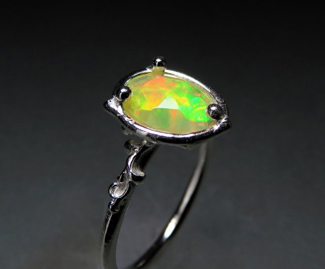 エチオピア オパール リング / Ethiopian Opal Ring 5c - ショップ