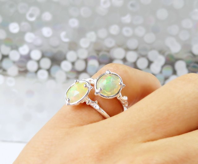 エチオピア オパール リング / Ethiopian Opal Ring 5c - ショップ