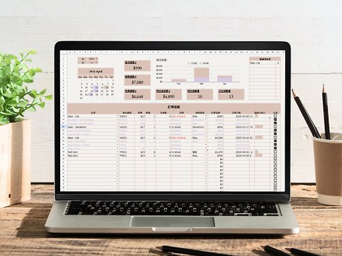 LAZY WORKAHOLIC 手作賣家訂單與庫存管理-Google Sheets試算表模板