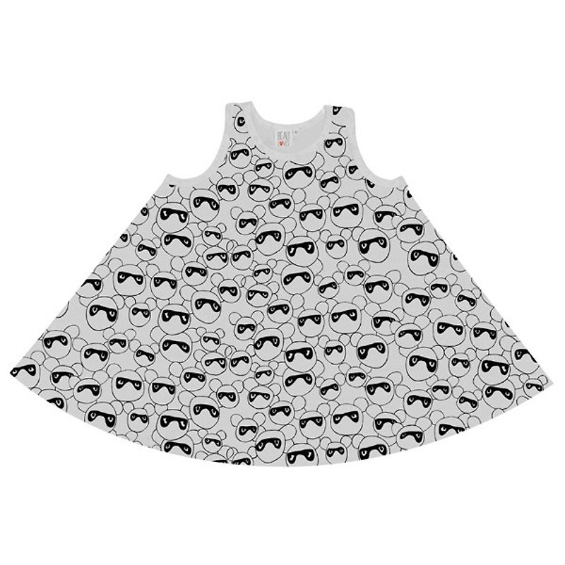 2016 Spring/Summer Beau Loves Grey Full Edition Masked Bears Dress - Other - Other Materials Gray