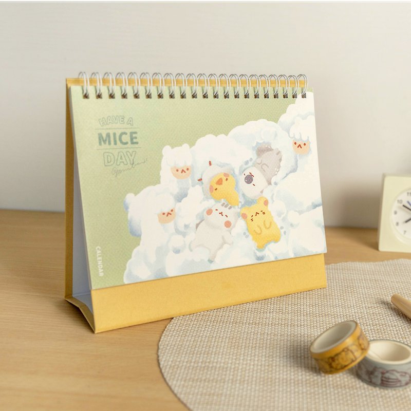 萬用曆 - Have a  mice day (桌曆/無時效/2024年) - 年曆/桌曆 - 紙 