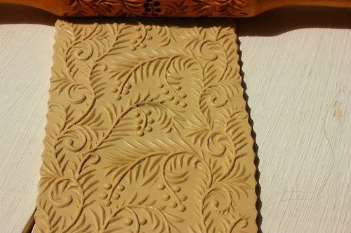 Rolling Pin Embossed Rolling pin for cookies ,rolling pin with Khokhloma pattern,rolling pin ,cookie